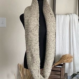 Handmade knit scarf